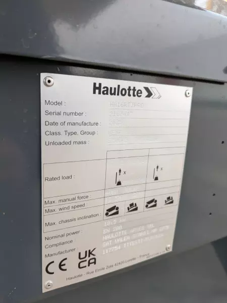 nacelle occasion HAULOTTE HA16RTJ PRO