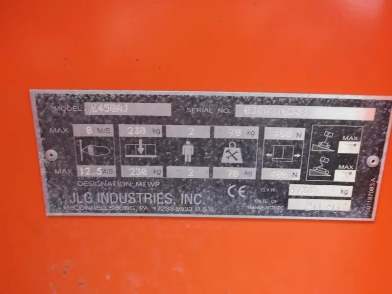 nacelle occasion JLG E450AJ- DEFECT - AS IS