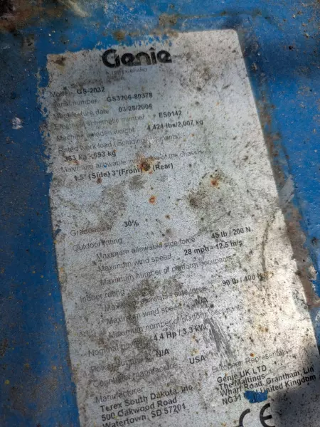 nacelle occasion GENIE GS2032
