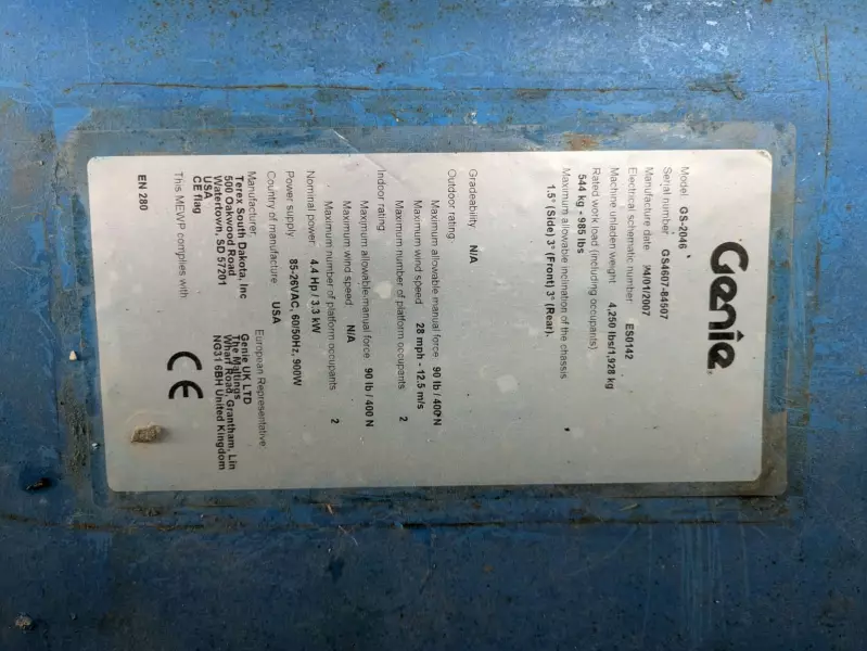 nacelle occasion GENIE GS2046