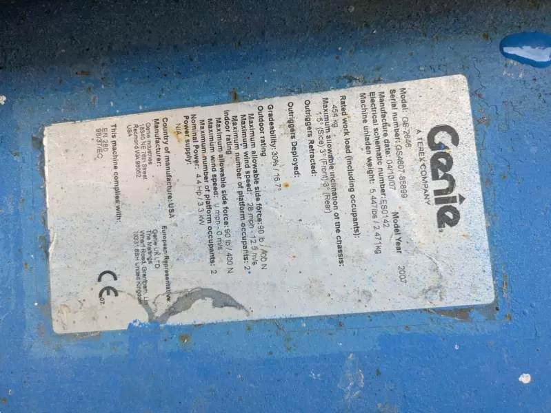 nacelle occasion GENIE GS2646