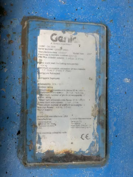 nacelle occasion GENIE GS2646
