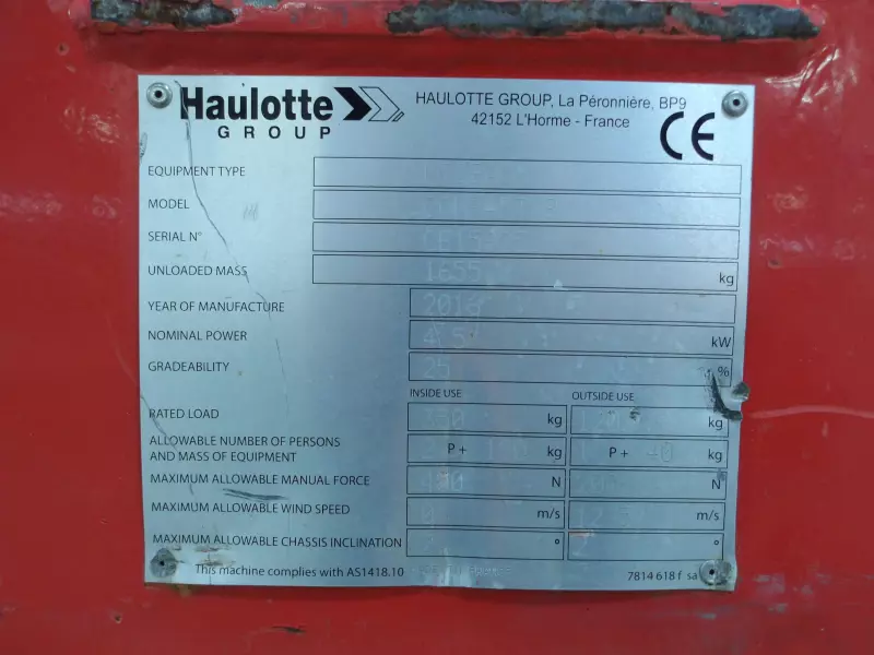 nacelle occasion HAULOTTE COMPACT 8