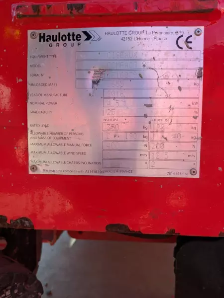 nacelle occasion HAULOTTE COMPACT 8