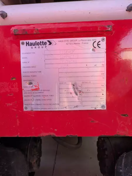 nacelle occasion HAULOTTE COMPACT 8