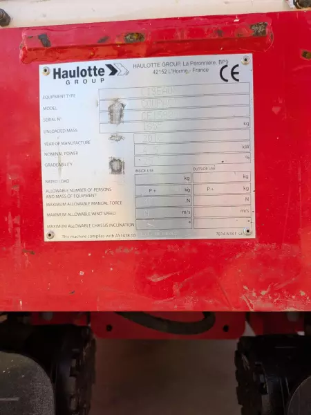 nacelle occasion HAULOTTE COMPACT 8