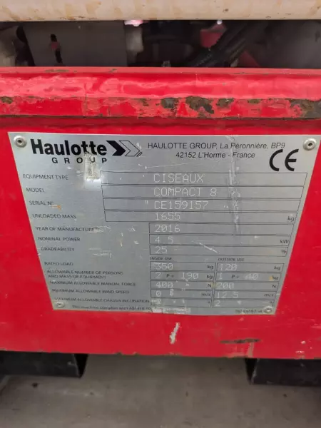 nacelle occasion HAULOTTE COMPACT 8
