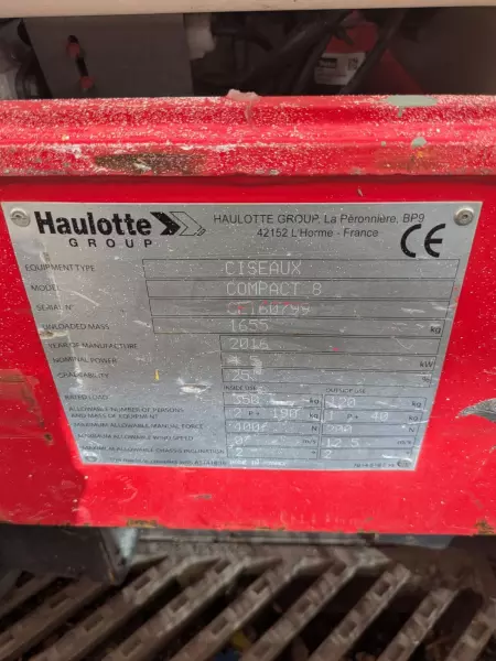 nacelle occasion HAULOTTE COMPACT 8