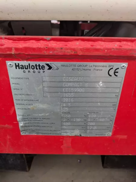 nacelle occasion HAULOTTE COMPACT 8