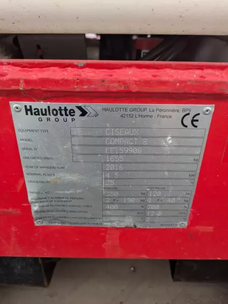 nacelle occasion HAULOTTE COMPACT 8