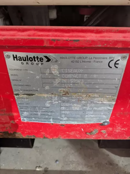 nacelle occasion HAULOTTE COMPACT 8
