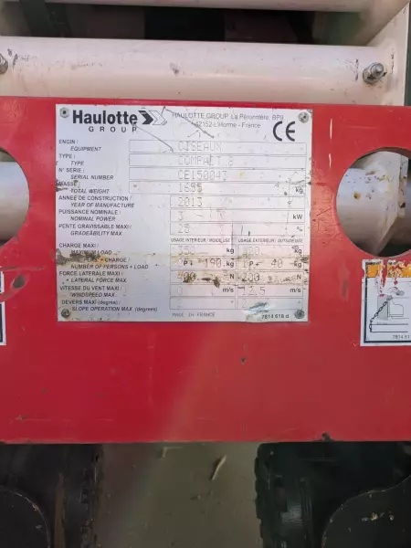 nacelle occasion HAULOTTE COMPACT 8