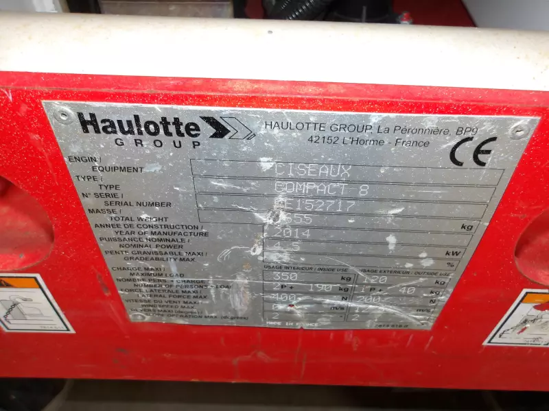 nacelle occasion HAULOTTE COMPACT 8