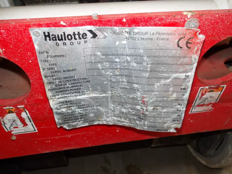 nacelle occasion HAULOTTE COMPACT 8