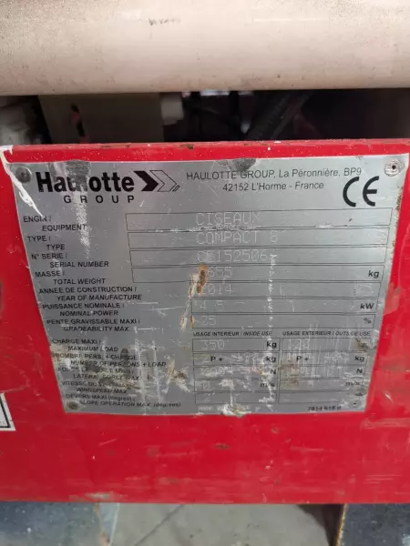 nacelle occasion HAULOTTE COMPACT 8