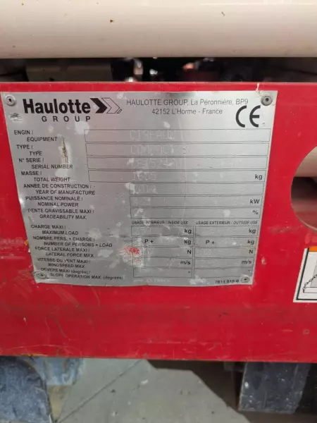 nacelle occasion HAULOTTE COMPACT 8