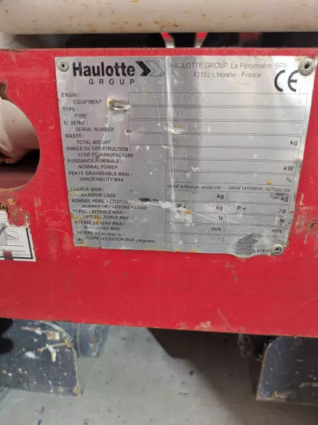 nacelle occasion HAULOTTE COMPACT 8