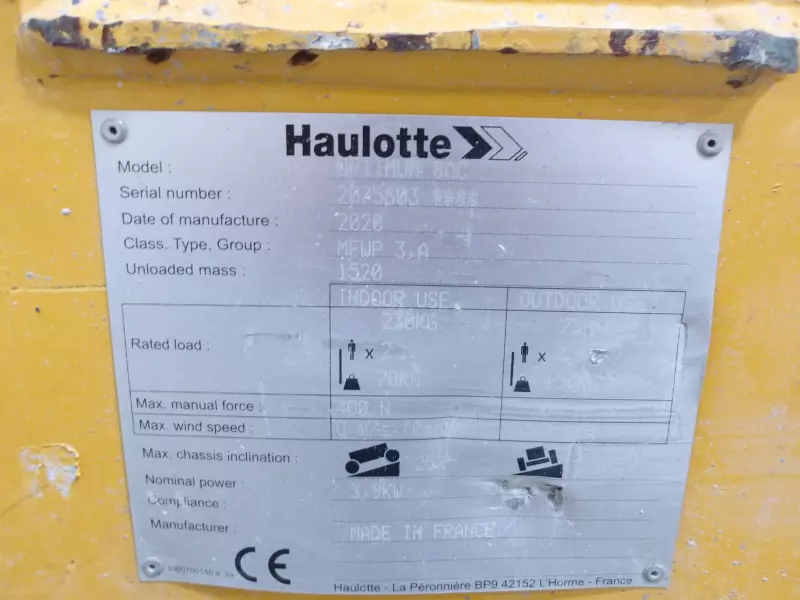 nacelle occasion HAULOTTE OPTIMUM 8AC