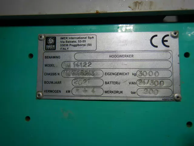 nacelle occasion IMER IM14122
