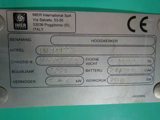 nacelle occasion IMER IM14122