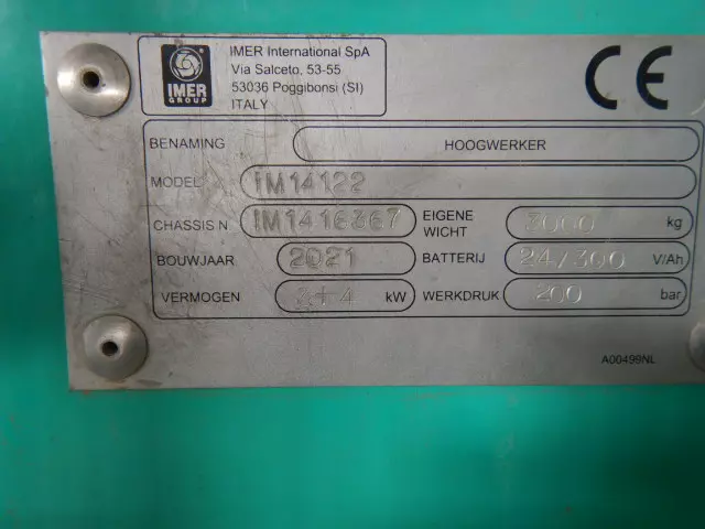nacelle occasion IMER IM14122