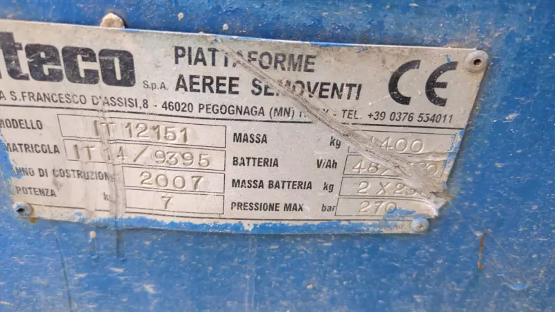 nacelle occasion ITECO IT12151