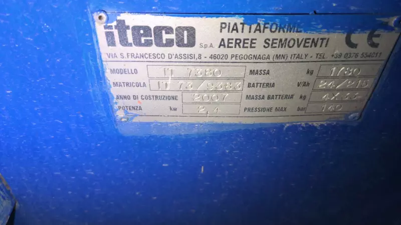 nacelle occasion ITECO IT7380