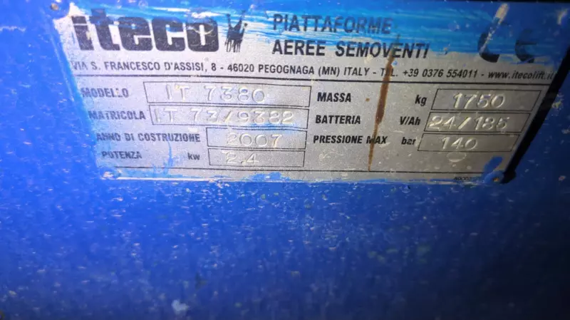 nacelle occasion ITECO IT7380
