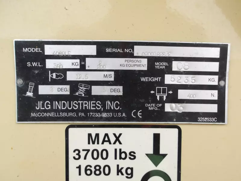 nacelle occasion JLG 4069LE