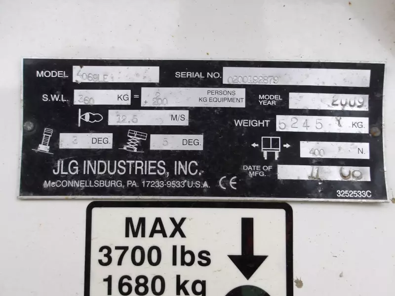 nacelle occasion JLG 4069LE