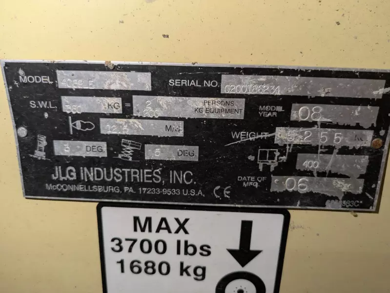 nacelle occasion JLG 4069LE