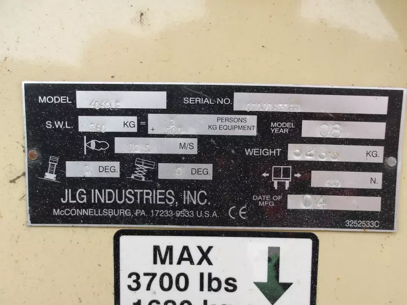 nacelle occasion JLG 4069LE