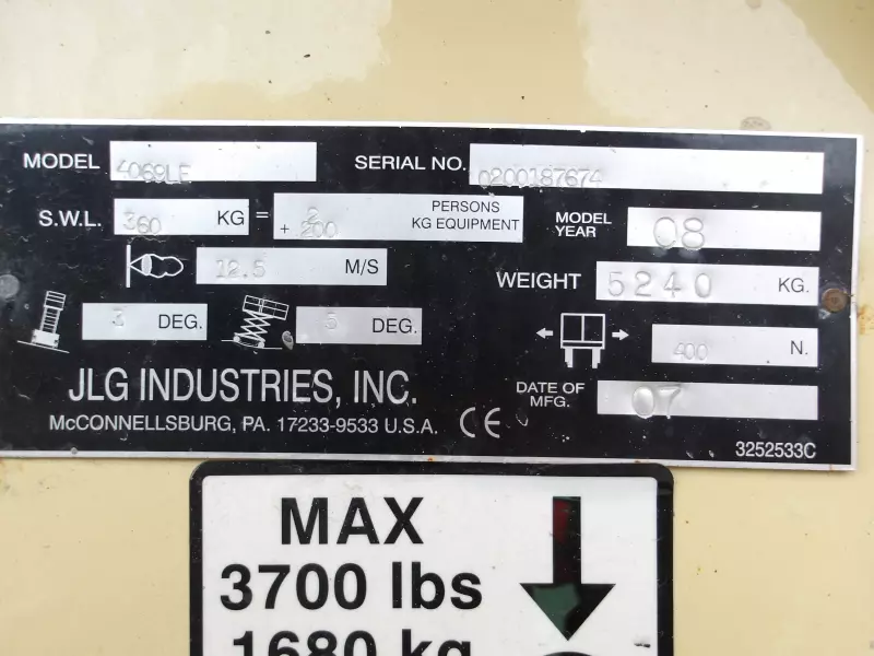 nacelle occasion JLG 4069LE