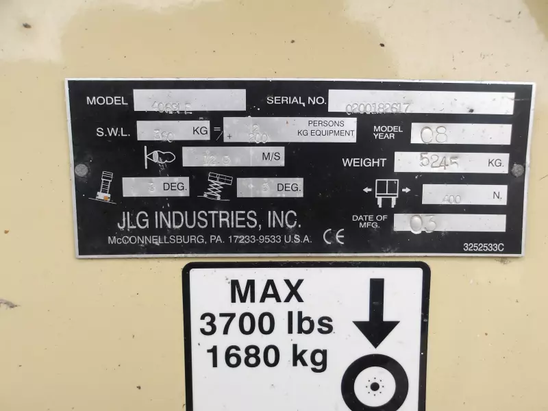 nacelle occasion JLG 4069LE