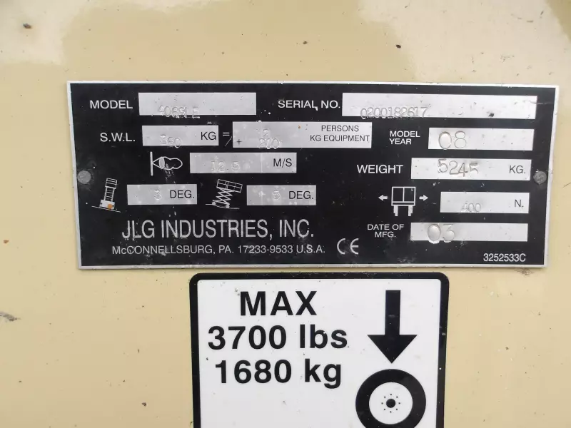 nacelle occasion JLG 4069LE