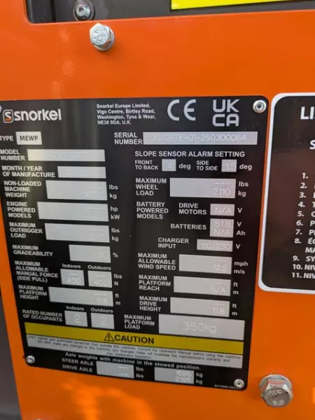 nacelle occasion SNORKEL S3970RTE