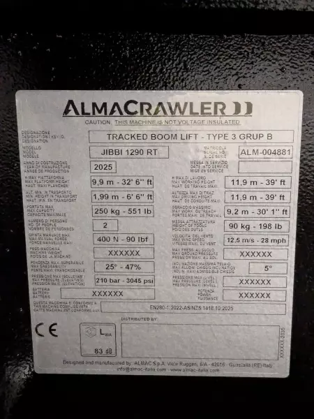 nacelle occasion ALMACRAWLER JIBBI 1290 RT LTH