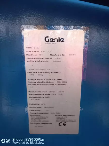 nacelle occasion GENIE S105