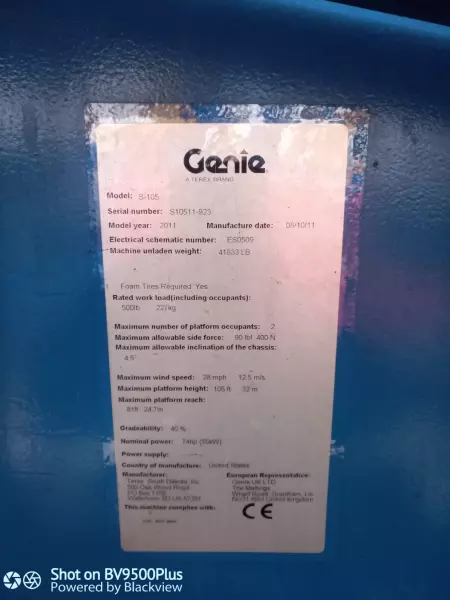 nacelle occasion GENIE S105