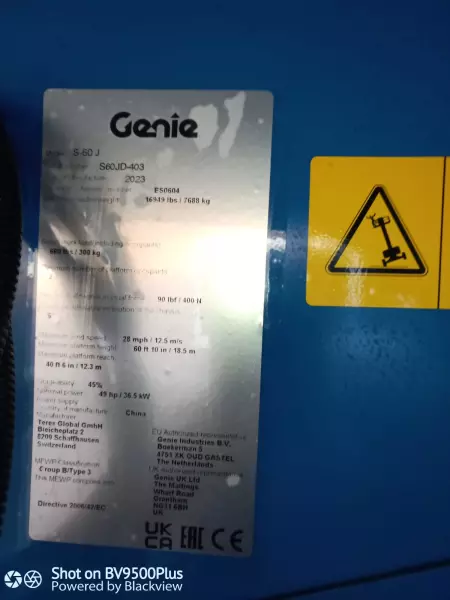 nacelle occasion GENIE S60J