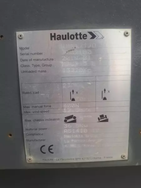 nacelle occasion HAULOTTE HT23RTJ O