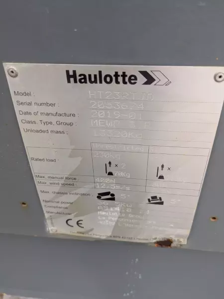 nacelle occasion HAULOTTE HT23RTJ O