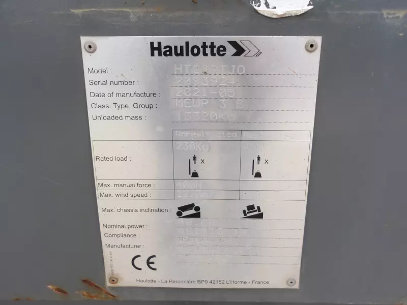 nacelle occasion HAULOTTE HT23RTJ O
