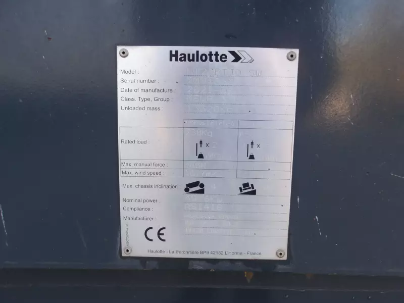 nacelle occasion HAULOTTE HT23RTJ O