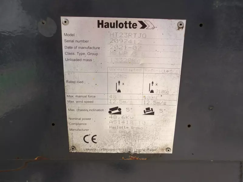 nacelle occasion HAULOTTE HT23RTJ O