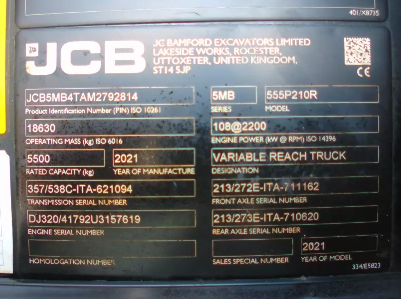 nacelle occasion JCB 555-210R