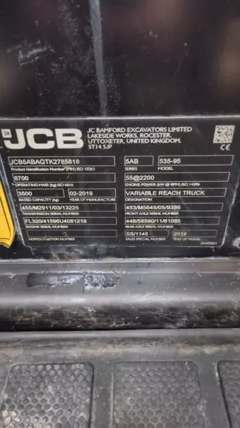 nacelle occasion JCB 535-95