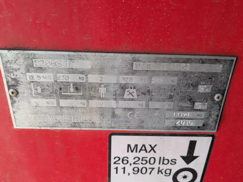 nacelle occasion JLG 1200SJP