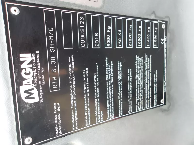 nacelle occasion MAGNI 6.30 SH