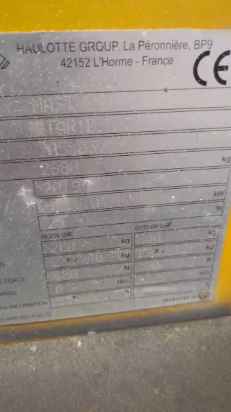nacelle occasion HAULOTTE STAR 10AC